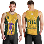 Australia Soccer Men Tank Top Arnold Matildas Gold Version