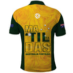 Australia Soccer Polo Shirt Arnold Matildas Gold Version