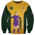 Australia Soccer Sweatshirt Arnold Matildas Gold Version