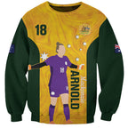 Australia Soccer Sweatshirt Arnold Matildas Gold Version