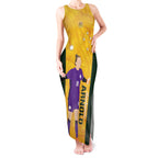 Australia Soccer Tank Maxi Dress Arnold Matildas Gold Version