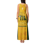 Australia Soccer Tank Maxi Dress Arnold Matildas Gold Version