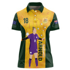 Australia Soccer Women Polo Shirt Arnold Matildas Gold Version