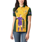 Australia Soccer Women Polo Shirt Arnold Matildas Gold Version