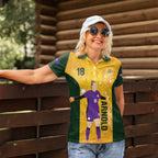Australia Soccer Women Polo Shirt Arnold Matildas Gold Version