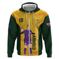 Australia Soccer Zip Hoodie Arnold Matildas Gold Version