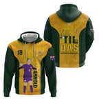 Australia Soccer Zip Hoodie Arnold Matildas Gold Version