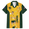 Australia Soccer Family Matching Mermaid Dress and Hawaiian Shirt Clare Hunt Matildas Gold Version