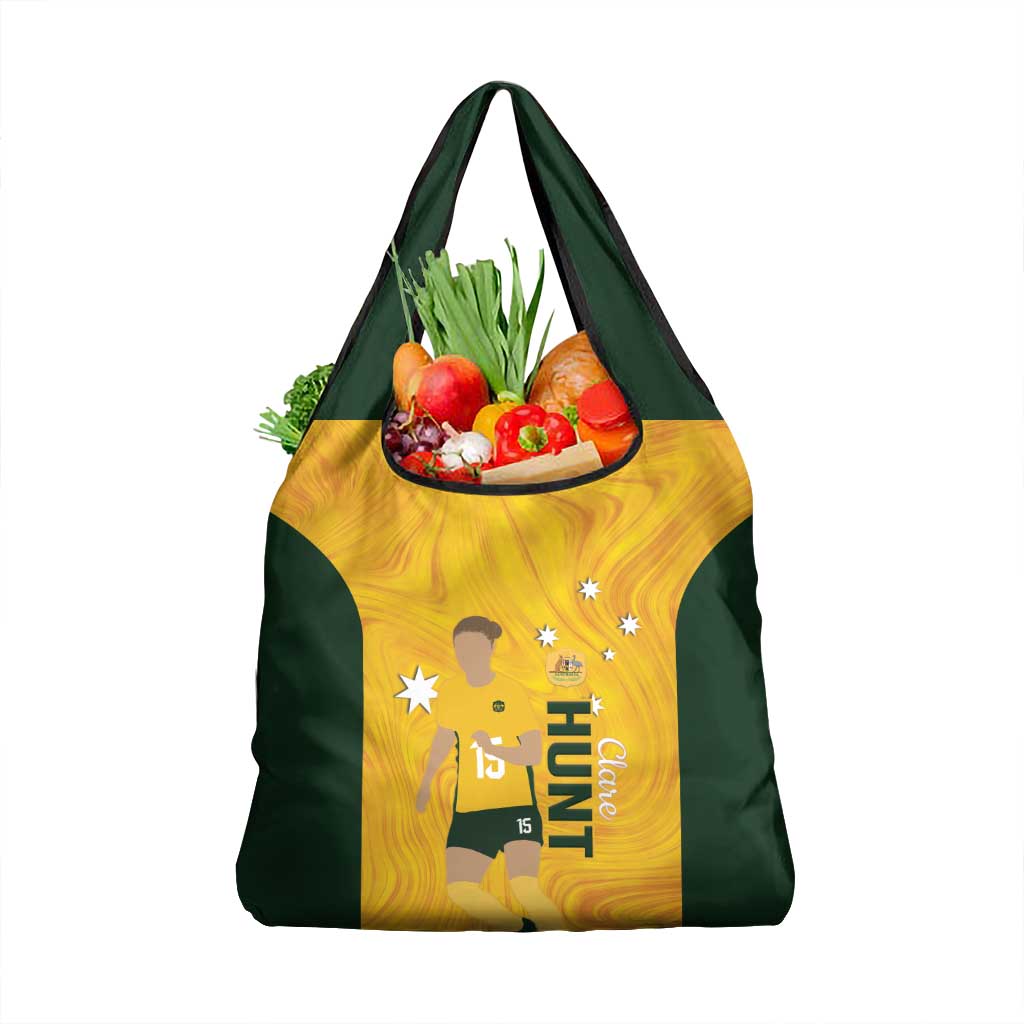 Australia Soccer Grocery Bag Clare Hunt Matildas Gold Version