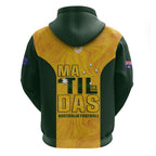 Australia Soccer Hoodie Clare Hunt Matildas Gold Version