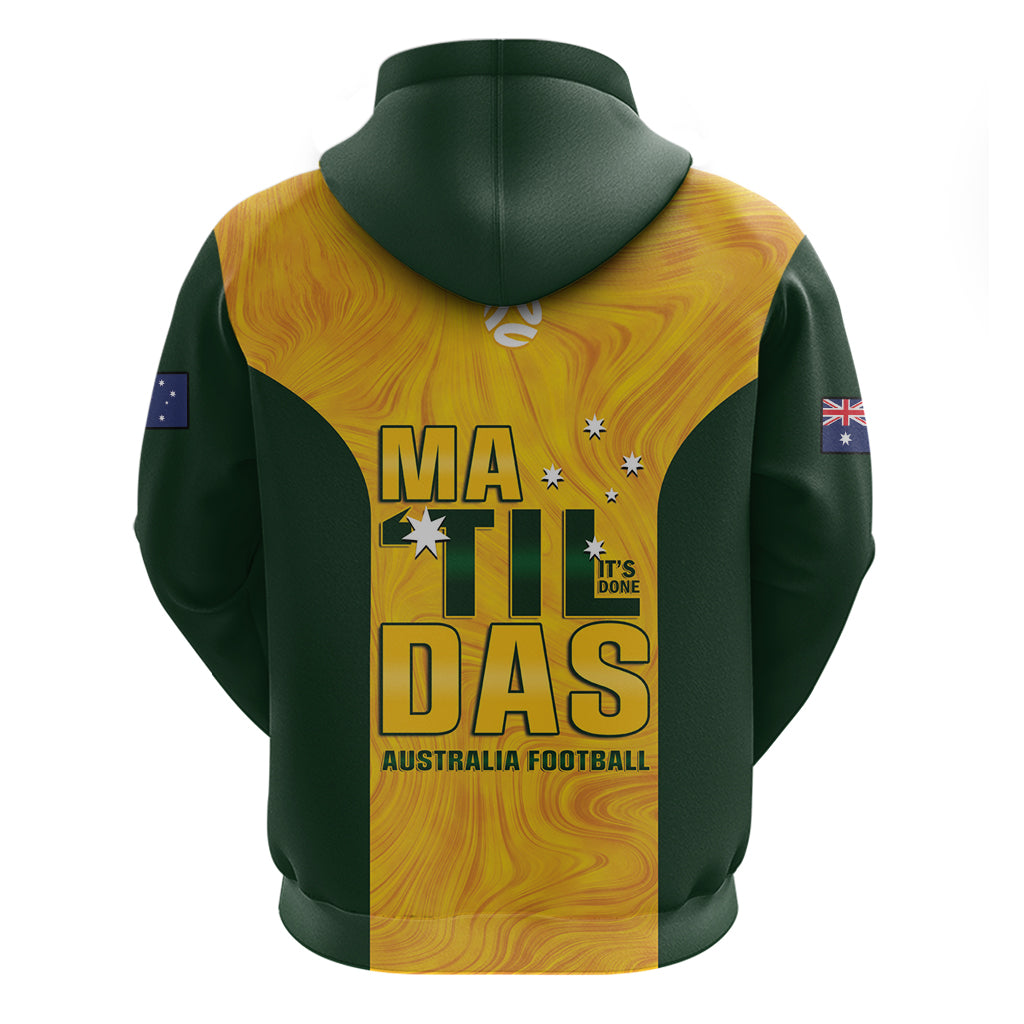 Australia Soccer Hoodie Clare Hunt Matildas Gold Version