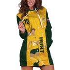 Australia Soccer Hoodie Dress Clare Hunt Matildas Gold Version