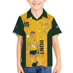 Australia Soccer Kid Hawaiian Shirt Clare Hunt Matildas Gold Version