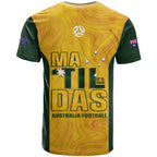 Australia Soccer T Shirt Clare Hunt Matildas Gold Version