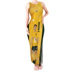 Australia Soccer Tank Maxi Dress Clare Hunt Matildas Gold Version