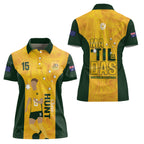 Australia Soccer Women Polo Shirt Clare Hunt Matildas Gold Version