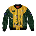 Australia Soccer Bomber Jacket Cooney Cross Matildas Gold Version