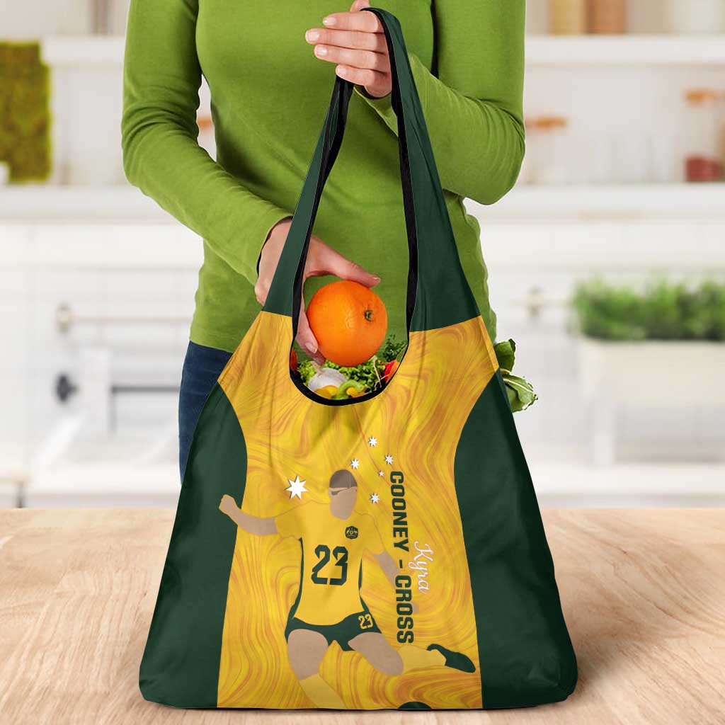 Australia Soccer Grocery Bag Cooney Cross Matildas Gold Version