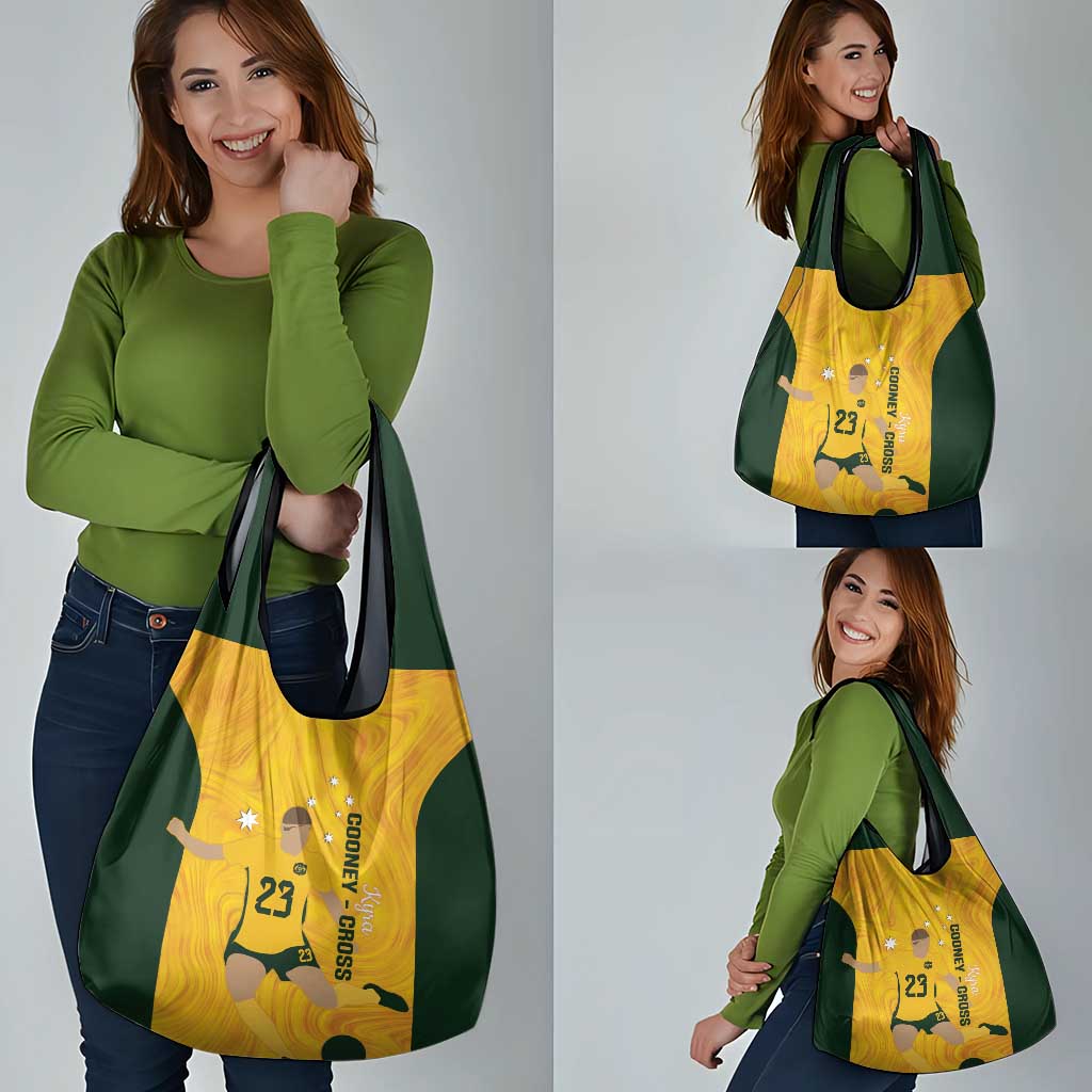 Australia Soccer Grocery Bag Cooney Cross Matildas Gold Version