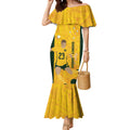 Australia Soccer Mermaid Dress Cooney Cross Matildas Gold Version