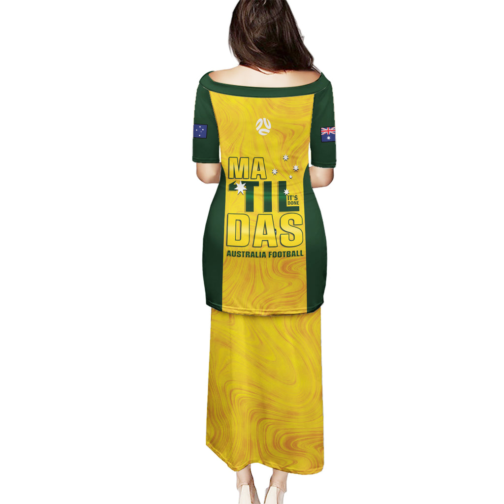 Australia Soccer Puletasi Cooney Cross Matildas Gold Version