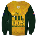 Australia Soccer Sweatshirt Cooney Cross Matildas Gold Version