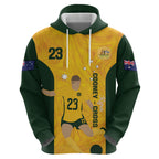 Australia Soccer Zip Hoodie Cooney Cross Matildas Gold Version
