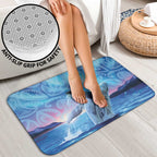 New Zealand Matariki Humpback Whale Bathroom Set Paikea Maori New Year Blue Galaxy
