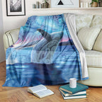 New Zealand Matariki Humpback Whale Blanket Paikea Maori New Year Blue Galaxy