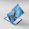 New Zealand Matariki Humpback Whale Canvas Wall Art Paikea Maori New Year Blue Galaxy