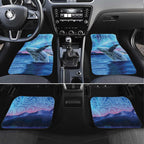 New Zealand Matariki Humpback Whale Car Mats Paikea Maori New Year Blue Galaxy
