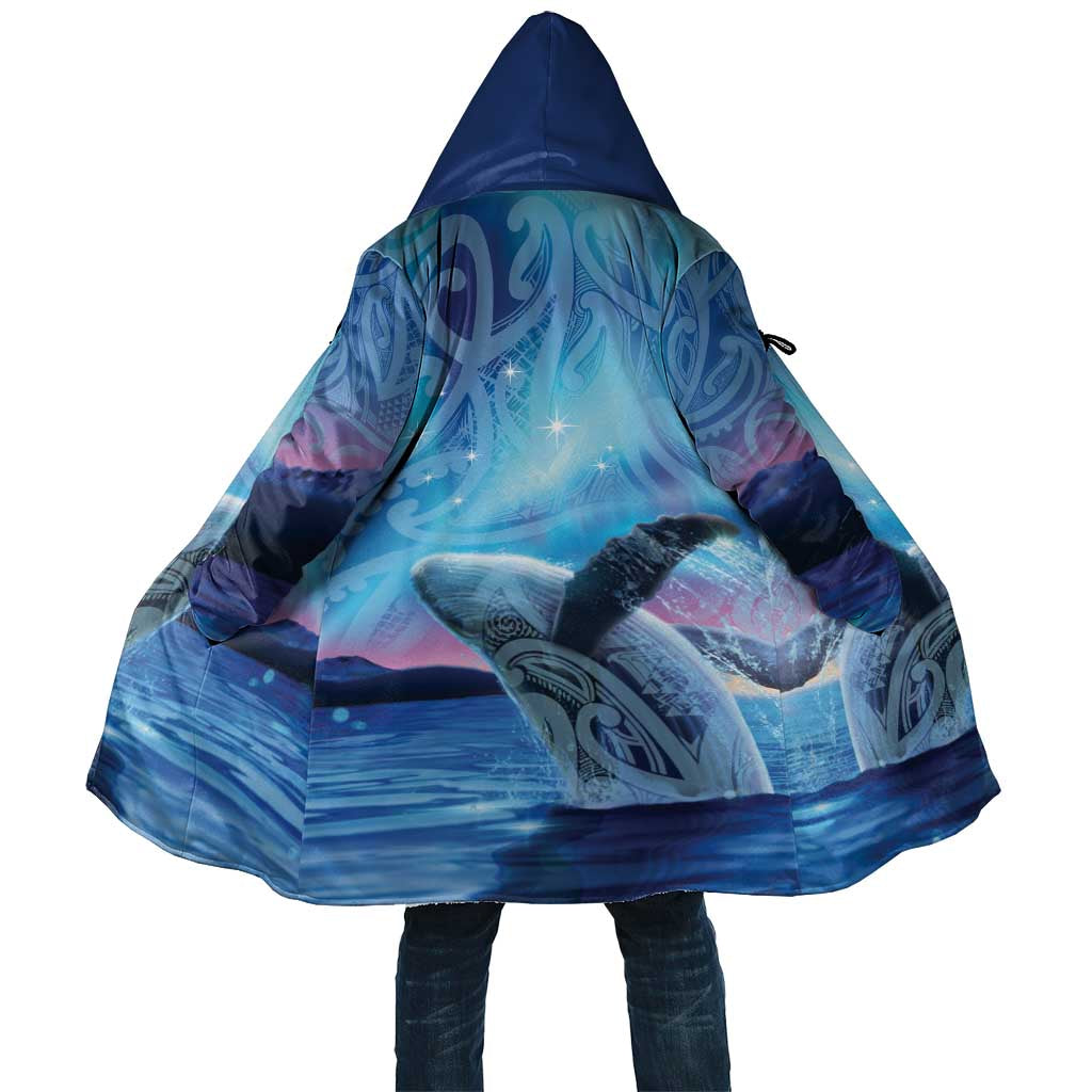New Zealand Matariki Humpback Whale Cloak Paikea Maori New Year Blue Galaxy