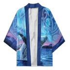 New Zealand Matariki Humpback Whale Kimono Paikea Maori New Year Blue Galaxy