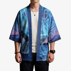 New Zealand Matariki Humpback Whale Kimono Paikea Maori New Year Blue Galaxy