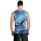 New Zealand Matariki Humpback Whale Men Tank Top Paikea Maori New Year Blue Galaxy