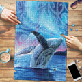New Zealand Matariki Humpback Whale Puzzle Paikea Maori New Year Blue Galaxy