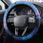 New Zealand Matariki Humpback Whale Steering Wheel Cover Paikea Maori New Year Blue Galaxy