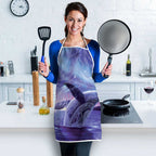 New Zealand Matariki Humpback Whale Apron Paikea Maori New Year Purple Galaxy