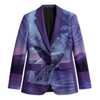 New Zealand Matariki Humpback Whale Blazer Paikea Maori New Year Purple Galaxy