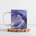 New Zealand Matariki Humpback Whale Ceramic Mug Paikea Maori New Year Purple Galaxy