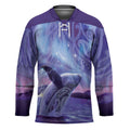 New Zealand Matariki Humpback Whale Hockey Jersey Paikea Maori New Year Purple Galaxy