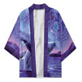 New Zealand Matariki Humpback Whale Kimono Paikea Maori New Year Purple Galaxy