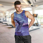 New Zealand Matariki Humpback Whale Men Tank Top Paikea Maori New Year Purple Galaxy