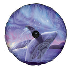 New Zealand Matariki Humpback Whale Spare Tire Cover Paikea Maori New Year Purple Galaxy