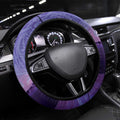 New Zealand Matariki Humpback Whale Steering Wheel Cover Paikea Maori New Year Purple Galaxy