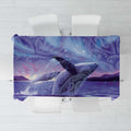 New Zealand Matariki Humpback Whale Tablecloth Paikea Maori New Year Purple Galaxy