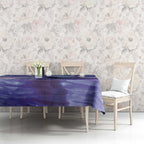 New Zealand Matariki Humpback Whale Tablecloth Paikea Maori New Year Purple Galaxy