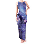 New Zealand Matariki Humpback Whale Tank Maxi Dress Paikea Maori New Year Purple Galaxy