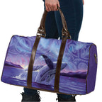 New Zealand Matariki Humpback Whale Travel Bag Paikea Maori New Year Purple Galaxy