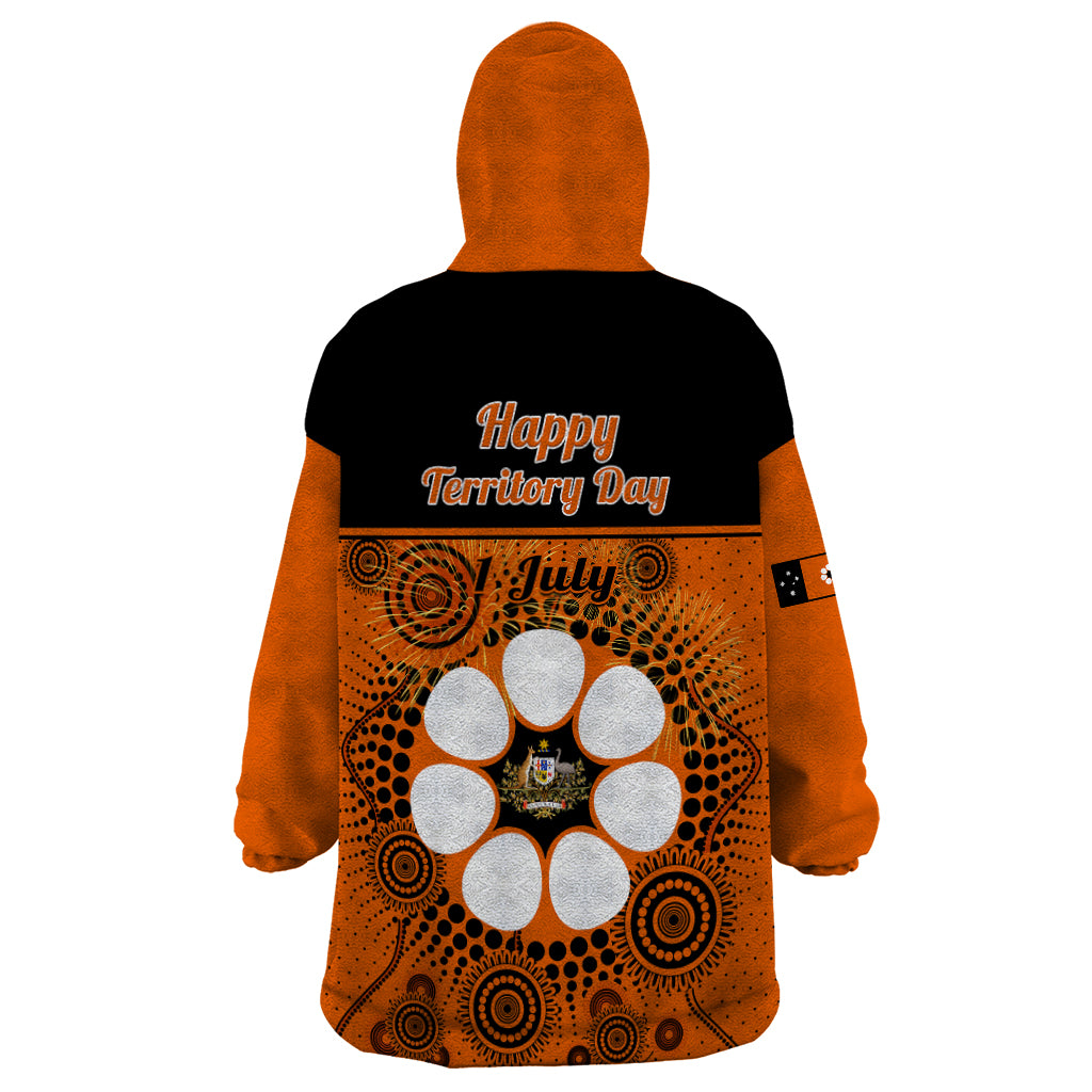 1-july-australia-territory-day-wearable-blanket-hoodie-aboriginal-pattern